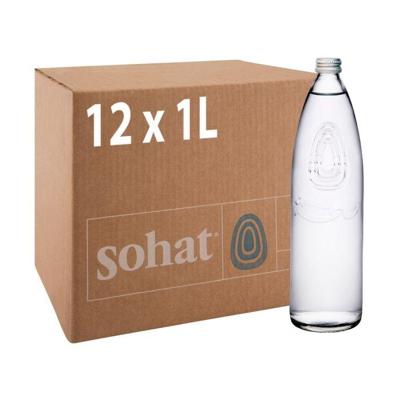Sohat Natural Mineral Water Glass Bottle 12X1L