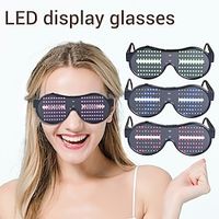 16 Modes Display Quick Flash Led Glasses Battery-powered Luminous Party Glasses Grand Event Party Chritmas Decorations miniinthebox - thumbnail