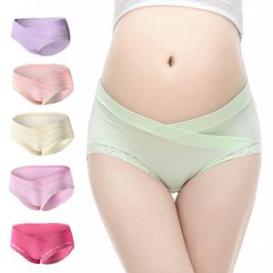 Cotton Support Hip-lifting Antibacterial Seamfree Breathable Maternity Panties