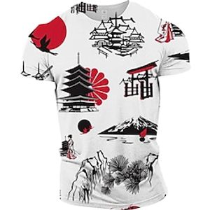 Demon Slayer: Kimetsu no Yaiba Kamado Tanjiro T-shirt Anime Cartoon Anime Classic Retro Vintage T-shirt For Men's Adults' 3D Print 100% Polyester miniinthebox