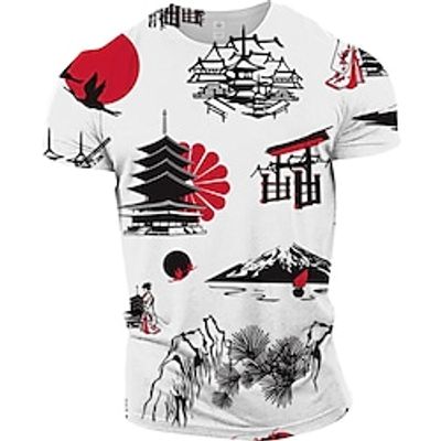 Demon Slayer: Kimetsu no Yaiba Kamado Tanjiro T-shirt Anime Cartoon Anime Classic Retro Vintage T-shirt For Men's Adults' 3D Print 100% Polyester miniinthebox