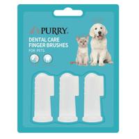 Purry Silicone Dental Care Finger Brushes Set For pets (3pcs)