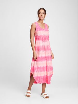 U-Neck Sleeveless Midi Dress U-Neck Sleeveless Midi Dress