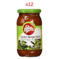 Double Horse Pickle Tender Mango 400gm Pack of 12