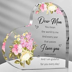 Mum Birthday Gifts Acrylic Plaque Gifts For Mum On Her Birthday Christmas Anniversary Mothers Day Mummy Presents From Daughter Son Lightinthebox