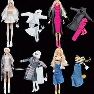 Baby Clothes 28-30cm Meitai Replica Ke'er 6 Distract Yimo Fashionable And Family Style Clothes Lightinthebox