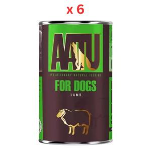 Aatu Lamb Wet Dog Food 400g Pack Of 6