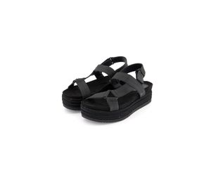 Womens Peresien Flatform Sandals  Black