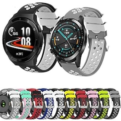 22mm Bracelet Watch Band for Huawei Watch GT / Huawei Watch GT2 46mm / Huawei Watch GT 2e Replacement Silicone Watch Strap for Huawei Watch GT / Huawei Watch GT2 46mm / Huawei Watch GT 2e miniinthebox