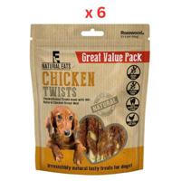 Rosewood Natural Eats Chicken Twists Value Pack (320g x 6)