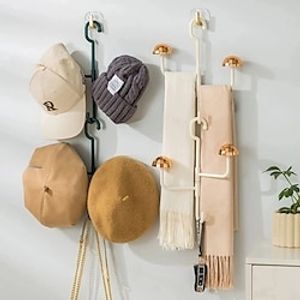 Mushroom Rotating Coat Rack Scarf Bag Storage Seamless Hook Punch-Free Household Multi-Functional Hat Rack Storage Lightinthebox