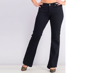 Womens Boot-Leg Jeans  Midnight Blue