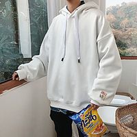 Men's Pullover Hoodie Sweatshirt Solid Color Daily Sportswear Casual Hoodies Sweatshirts  Blue Yellow Gray miniinthebox - thumbnail