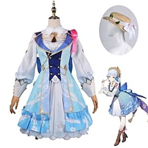 Inspired by Genshin Impact Kamisato Ayaka Anime Cosplay Costumes Japanese Cosplay Suits Costume For Women's miniinthebox