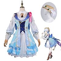 Inspired by Genshin Impact Kamisato Ayaka Anime Cosplay Costumes Japanese Cosplay Suits Costume For Women's miniinthebox - thumbnail