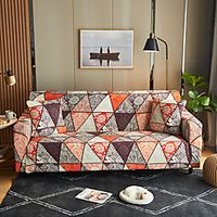 Monica Couch Cover 1 Piece Furniture Protector Fit For 14 Seater Couch Soft Stretch Slipcover Spandex Jacquard Fabric Easy to Install(1 Free Cushion Cover) miniinthebox - thumbnail