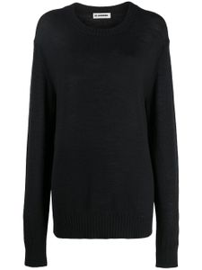 Jil Sander long-sleeve cashmere jumper - Black