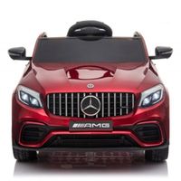 Megastar Licensed 12 V Mercedes AMG GLS63 Electric Ride On Toy Car For Kids - Red (UAE Delivery Only)