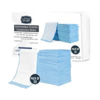 Little Story -Disposable Diaper Changing Mats - Pack of 20pcs - Blue LS_DCM_BU20