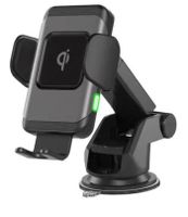 Merlin Bolt Airmount Wireless Car Charger Black - thumbnail