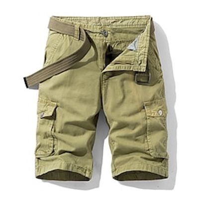 Men's Cargo Shorts Shorts Zipper Pocket Plain Breathable Soft Casual Weekend Fashion Streetwear Black Blue Micro-elastic Lightinthebox Men's Cargo Shorts Shorts Zipper Pocket Plain Breathable Soft Casual Weekend Fashion Streetwear Black Blue Micro-elastic Lightinthebox