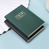 To Do List Notebook Ruled 1521cm Simplicity PU Hardcover Portable 352 Pages Notebook for School Office Business miniinthebox