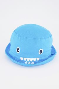 Toddler Boys Graphic Print Hat  Light Blue
