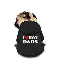 Dog Cat Pet Pouch Hoodie Graphic Quotes  Sayings Fashion Casual Outdoor Casual Daily Winter Dog Clothes Puppy Clothes Dog Outfits Breathable Black Costume for Girl and Boy Dog Polyster S M L XL XXL Lightinthebox - thumbnail