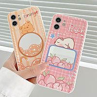 Phone Case For Apple Back Cover iPhone 12 Pro Max 11 SE 2020 X XR XS Max 8 7 Shockproof Dustproof Cartoon Graphic PC miniinthebox - thumbnail