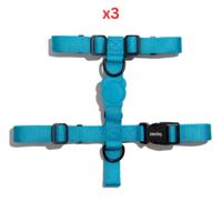 Zee Dog Ultimate Blue H-Harness Extra Small (Pack of 3)