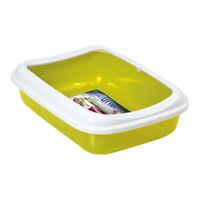 Georplast Junior Cat Litter Tray - Limegreen (Pack Of 4)