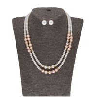 Sri Jagdamba Pearls Yami 2 Lines Pearl Set - JPSEP-20-289