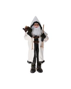 Koopman Santa Standing Cream 110cm White