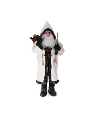 Koopman Santa Standing Cream 110cm White