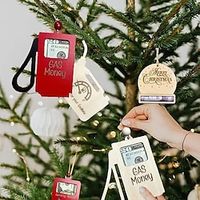 Funny Gas (Shopping) Money Holder Ornament Christmas Tree Pendant 1PC 10CM Car Pendant Home Tree Decoration Christmas Tree Ornament Home Decor 1pc miniinthebox - thumbnail