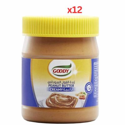 Goody Creamy Peanut Butter 340gm Carton of 12 packs