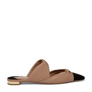 Twist flat mules