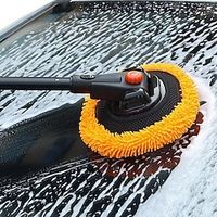 Car Wash Brush Adjustable Telescoping Long Handle Cleaning Mop 15 Bend Chenille Broom Auto Accessories Lightinthebox - thumbnail