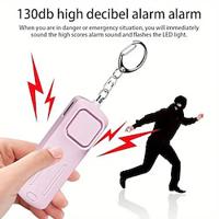 Self Defense Alarm 130dB Anti-wolf Women Security Protect AlertPersonal Safety Keychain Scream Loud Emergency Alarm Lightinthebox