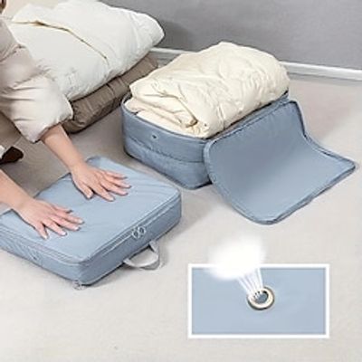 Portable Clothes Compression Bag, Space-saving Storage Bag Containers, Bedroom Closet Organizer For Clothes Blanket Comforters Bed Sheets Pillows Lightinthebox