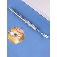Dog Cat Health Care Stainless steel Dog Clean Supply Portable Washable Adjustable Flexible Pet Grooming Supplies Silver 1 Piece Lightinthebox - thumbnail