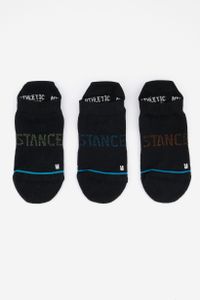 Unisex 3 Pairs Prime Tab Athletic Socks  Black