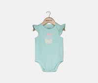 Baby Girls Cupcake Bodysuit  Mystic Aqua - thumbnail