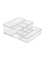 Homesmiths Stationery Box Set of 5 Clear