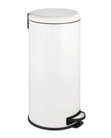 Wenko Pedal Bin Leman White Easy-Close 30 Liter