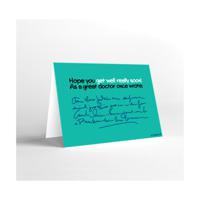 Mukagraf Hope You Get Well Really Soon Standard Greeting Card(18X12Cm) - thumbnail