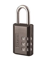 Master Lock 30mm Wide Set Your Own Combination Lock Black 647D Master Lock 30mm Wide Set Your Own Combination Lock Black 647D