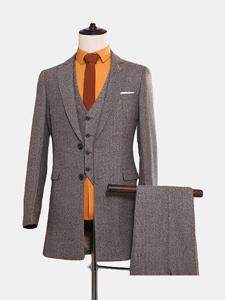 Mid Long Slim Woolen Blazers