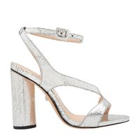 Leather block-heel sandals Leather block-heel sandals