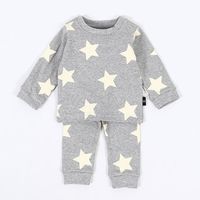 2Pcs Stars Baby Boys Girls Clothing Set